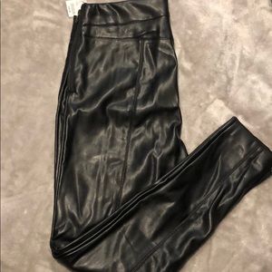 Pleather pants